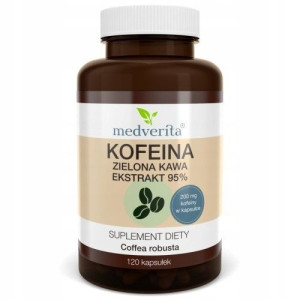 Medverita Kofeina zielona kawa ekstrakt 95% 120k