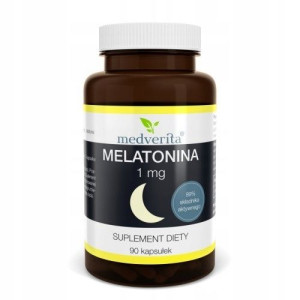 Medverita Melatonina 1mg 90kaps ZDROWY LEPSZY SEN