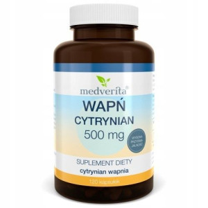 Medverita Wapń Cytrynian Kości Calcium 120 Kaps