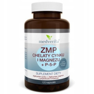 Medverita ZMP chelaty Cynku i Magnezu + P-5-P 120k