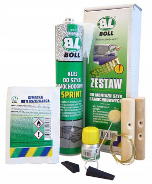BOLL -Zestaw do montażu szyb samochodowych Sprint