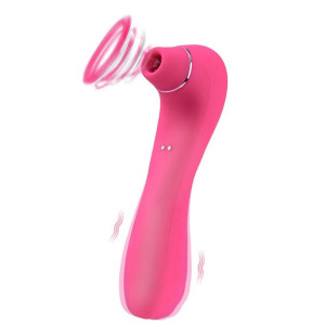 Stymulator-Electric Sucking Massager 1.0 USB Pink 10 Sucking / 10 Vibration