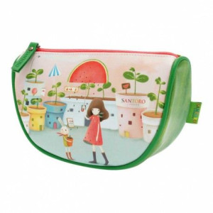 Duży piórnik z klinem 3d - kori kumi - melon showers