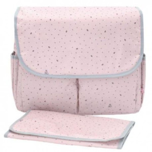 My bag's torba do wózka flap bag leaf pink