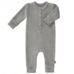 Fresk rampers welurowy 0-3 miesięcy paloma grey