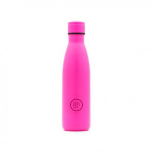 Cool bottles butelka termiczna 500 ml triple cool neonowo różowa