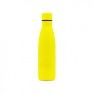 Cool bottles butelka termiczna 500 ml triple cool neonowo żółta