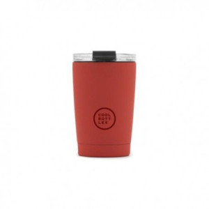 Cool bottles kubek termiczny 330 ml triple cool czerwony