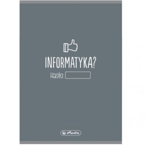 Zeszyt w kratkę a5 60 kartek - informatyka