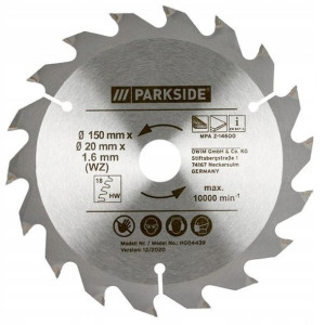 PARKSIDE Tarcza do drewna laminat 150mm pilarka