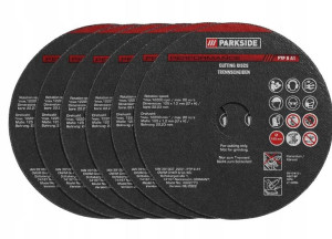 Parkside Performance Tarcze 125mm , 6sztuk