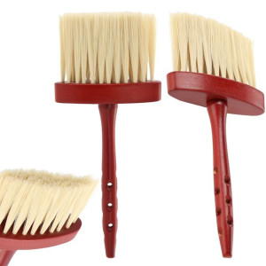 Karkówka barber fryzjerska do włosów pędzel zmiotka