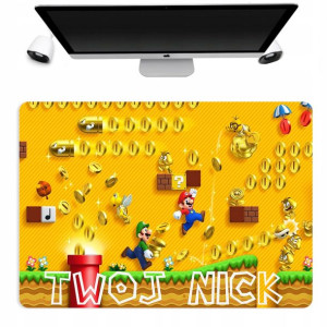 Podkładka 35x50 Na Biurko Ochrona MARIO IMIĘ Wzory