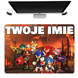 Podkładka 35x50 Na Biurko Ochrona SONIC IMIĘ Wzory