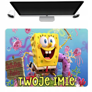 Podkładka 35x50 Na Biurko SPONG BOB IMIĘ Wzory
