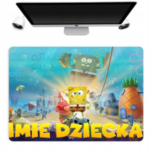 Podkładka 35x50 Na Biurko SPONG BOB IMIĘ Wzory