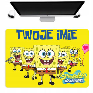 Podkładka 35x50 Na Biurko SPONG BOB IMIĘ Wzory