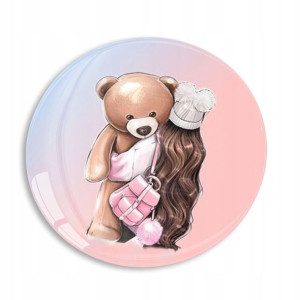PRZYPINKA Pin Do Plecaka Worka 44mm PIĘKNE WZORY