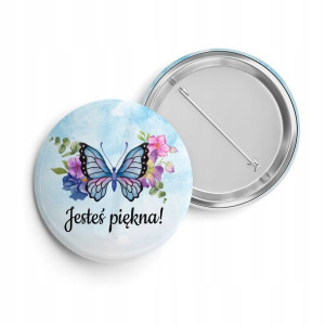 PRZYPINKA Plecaka Worka 44 MOTYLE Butterfly Wzory