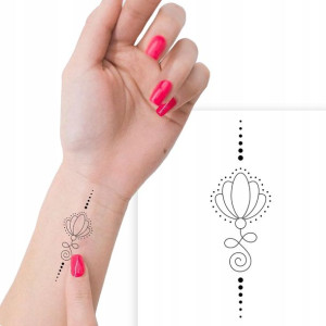TATUAŻ Zmywalny Tymczasowy TATOO RÓŻNE WZORY MiX