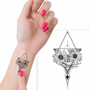 TATUAŻ Zmywalny Tymczasowy TATOO RÓŻNE WZORY MiX