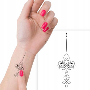 TATUAŻ Zmywalny Tymczasowy TATOO RÓŻNE WZORY MiX
