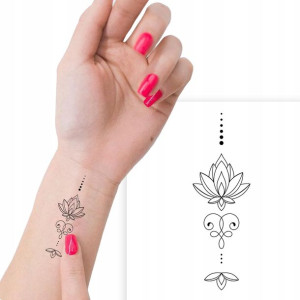 TATUAŻ Zmywalny Tymczasowy TATOO RÓŻNE WZORY MiX