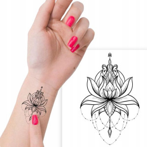 TATUAŻ Zmywalny Tymczasowy TATOO RÓŻNE WZORY MiX