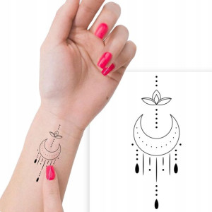 TATUAŻ Zmywalny Tymczasowy TATOO RÓŻNE WZORY MiX
