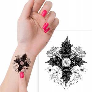 TATUAŻ Zmywalny Tymczasowy TATOO RÓŻNE WZORY MiX