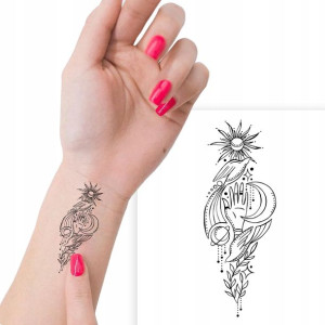 TATUAŻ Zmywalny Tymczasowy TATOO RÓŻNE WZORY MiX