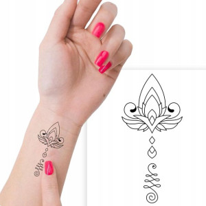 TATUAŻ Zmywalny Tymczasowy TATOO RÓŻNE WZORY MiX