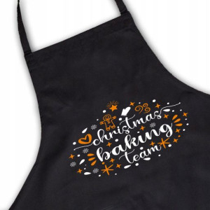 Fartuch Black Kuchenny Prezent CHRISTMAS BAKING Wz