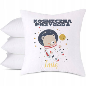 Poduszka Na Prezent Kosmiczna Przygoda IMIĘ Wzory