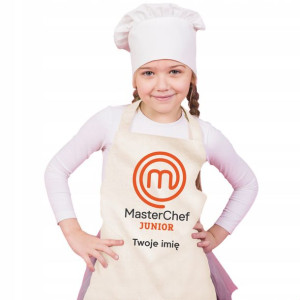 Fartuch Kuchenny Dla Dzieci MASTERCHEF JUNIOR IMIĘ