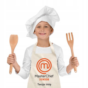 Fartuch Kuchenny Dla Dzieci MASTERCHEF JUNIOR IMIĘ