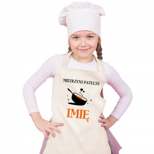 Fartuch Kuchenny Dla Dzieci MISTRZYNI PATELNI IMIĘ