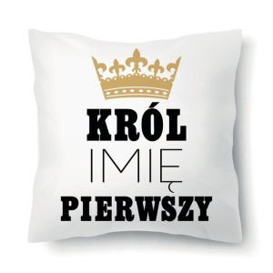 Poduszka Na Prezent WALENTYNKI KRÓL IMIĘ Wzory