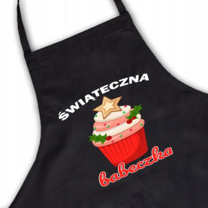 Fartuch Kuchenny Prezent ŚWIĄTECZNA BABECZKA Wz