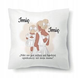 Poduszka Prezent Dla Mamy OPIEKUŃCZA MAMA IMIĘ Wz