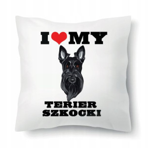 Poduszka Prezent Dla Psiary TERIER SZKOCKI Wzory