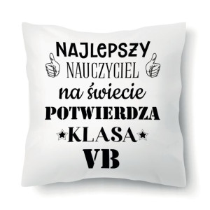 Poduszka Prezent Na Dzień Nauczyciela IMIĘ Wzory