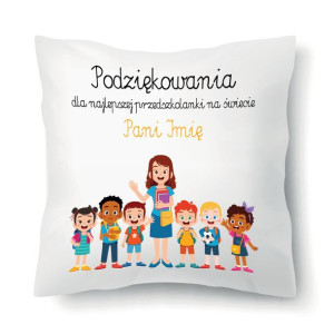Poduszka Prezent Na Dzień Nauczyciela IMIĘ Wzory