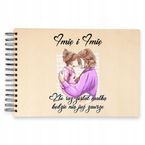Album Drewniany Dla Ukochanej Mamy 22x31cm Wzory