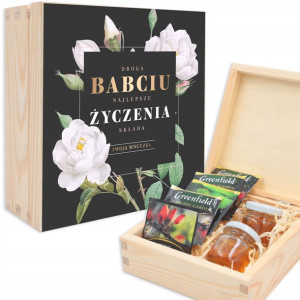 Herbaciarka Na Prezent DLA BABCI IMIĘ Top Wzory