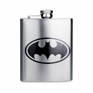 Piersiówka Stalowa 210 ml Na Prezent BATMAN Wzory