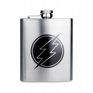 Piersiówka Stalowa 210 ml Na Prezent FLASH Wzory