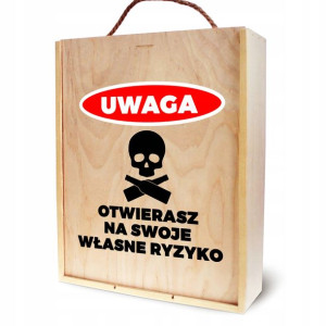Skrzynka Na 3 Butelki Prezent Urodziny Zabawne Wz