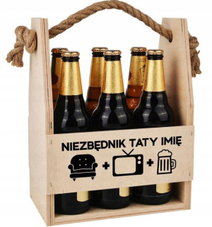 Skrzynka Nosidło Na Dzień Ojca TWOJE IMIĘ Wzory