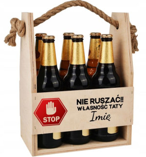 Skrzynka Nosidło Na Dzień Ojca TWOJE IMIĘ Wzory